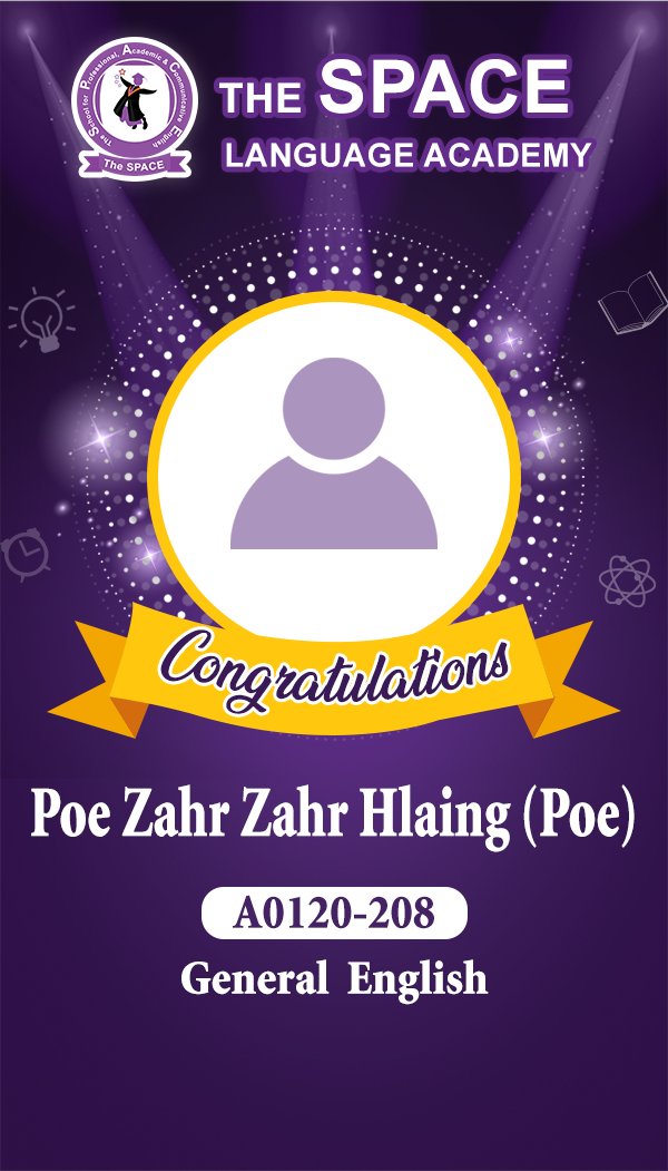 Poe Zahr Zahr Hlaing(Poe)